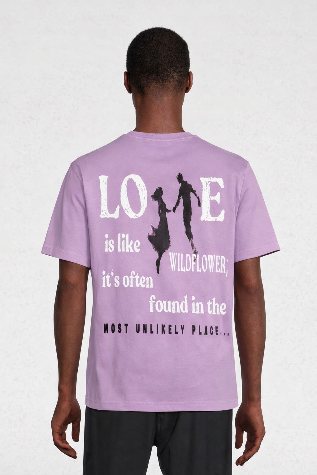 Dream Fist “Wildflower” Heavyweight Oversized T-Shirt – Lavender (240 GSM)